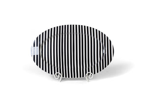Black Stripe Big Entertaining Oval Platter