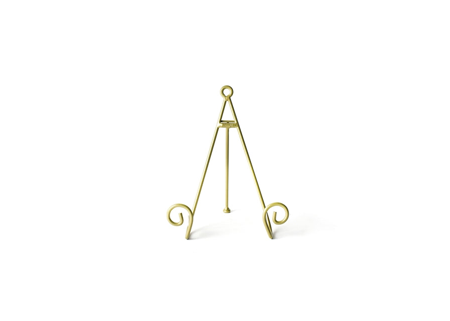 Mini Gold Swirl Plate Stand