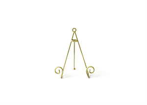 Mini Gold Swirl Plate Stand