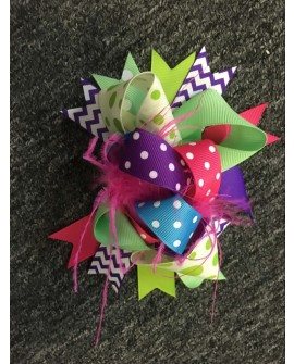 Multi Color Spike Bow