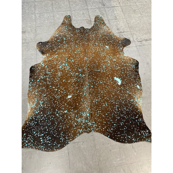 Dyed Turquoise Cowhide** Multiple Colors**