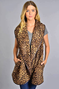Leopard Vest