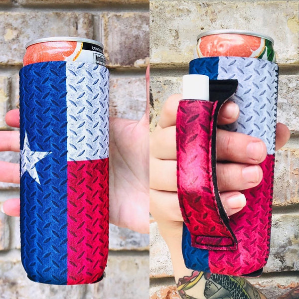 Tall Can Koozie With Handle