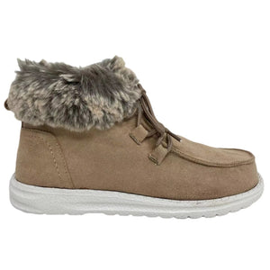 Tan Farrah Fur Boot