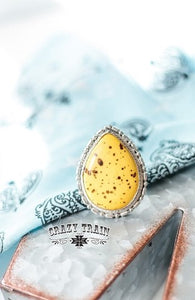 Yellow Freebird Ring