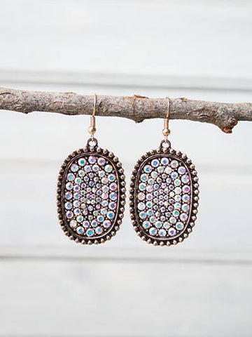 Ab Rhinestone Earring