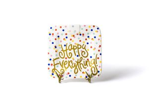 Happy Dot Mini Happy Everything! Square Platter