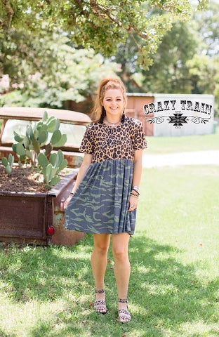 Camo Calico Dress