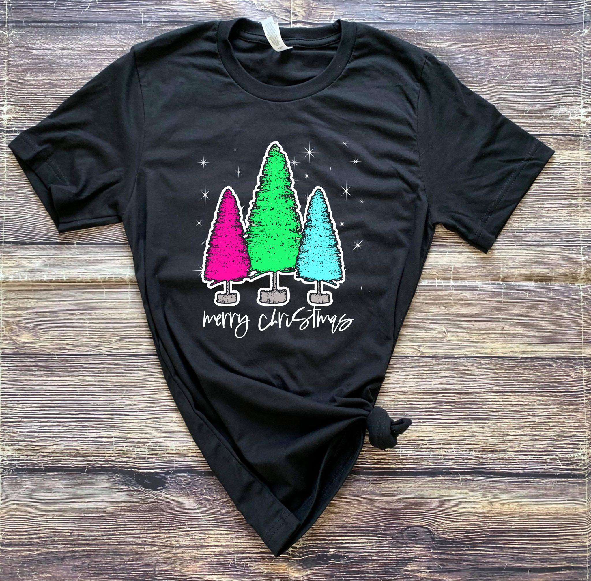 Neon Christmas Tree Tee