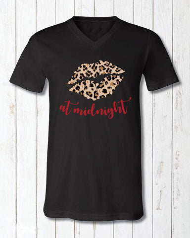 Leopard Kiss Me At Midnight Tee