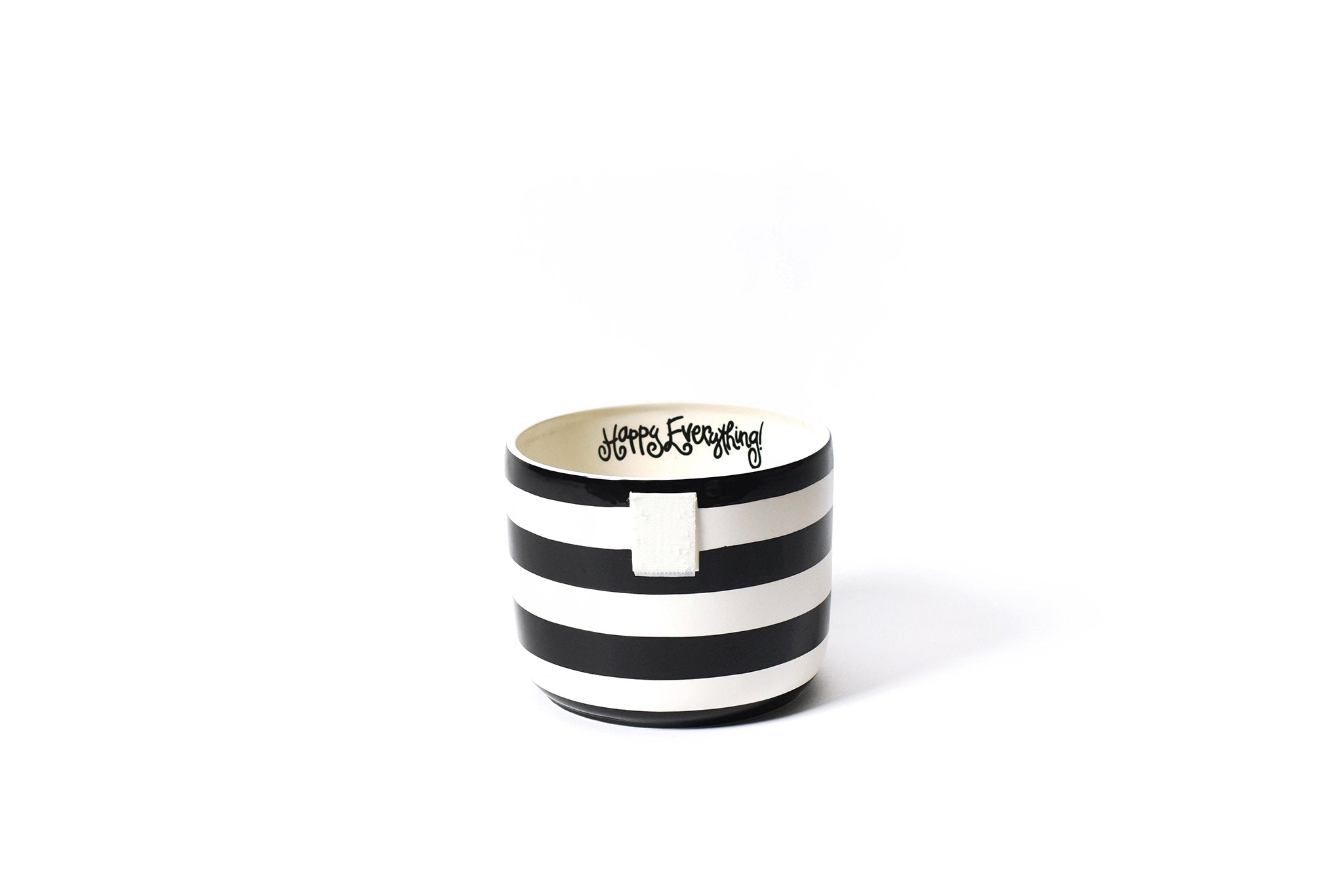 Black Stripe Mini Happy Everything! Bowl