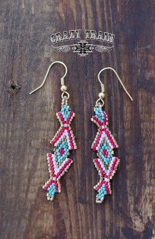 Thunder Bird Bead Earrings