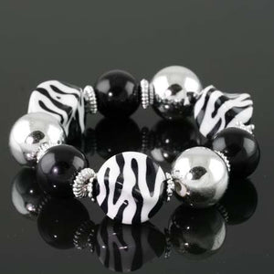 Zebra Stretch Bracelet