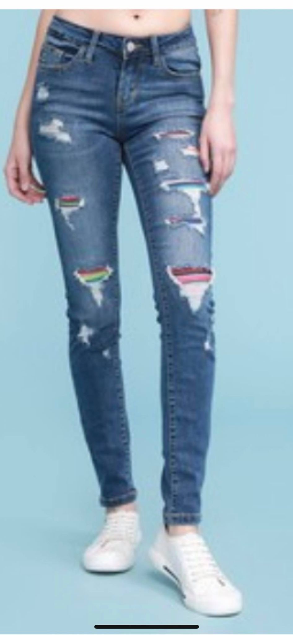 J8424 Serape Jeans