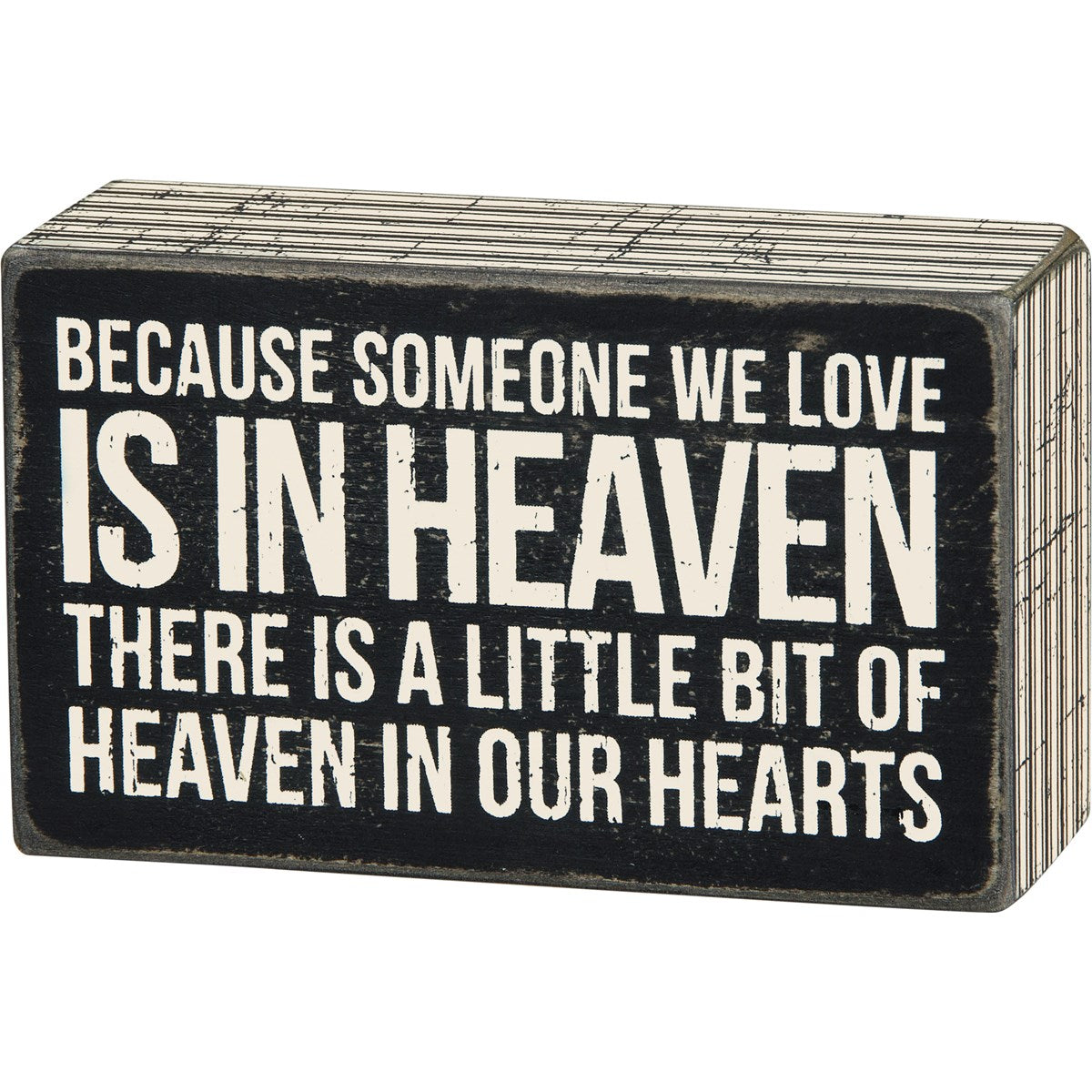 In Our Hearts Box Sign