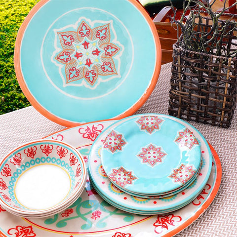 Western Melamine 14 Piece Set