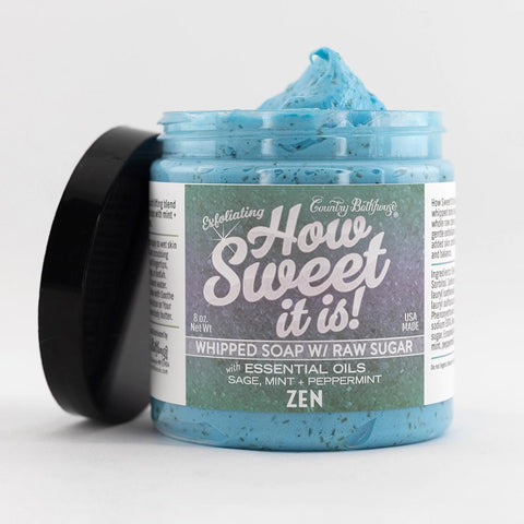 How Sweet It Is Whipped Soap with Raw Sugar - Zen