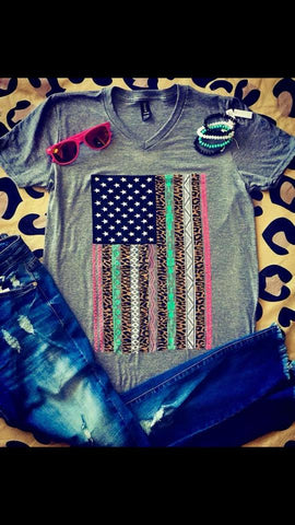 Aztec Flag Tee
