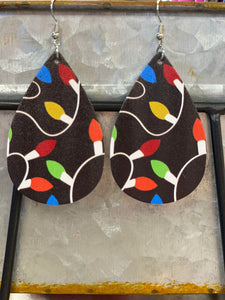 Christmas Light Earrings