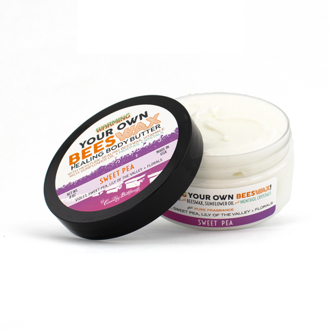 Your Own Beeswax Warming Body Butter - Sweet Pea