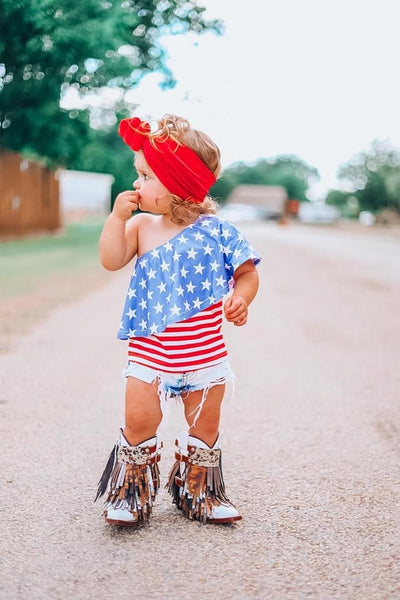 Youth American Ruffle Top