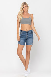 JB 150052 Mid Thigh Denim Shorts