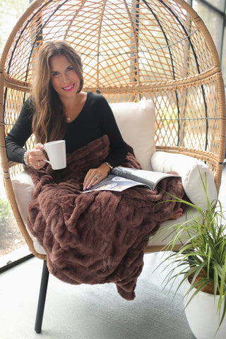 BROWN Chilly Day Blanket