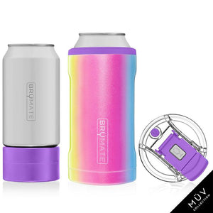 HOPSULATOR TRÍO MÜV 3-IN-1 | GLITTER RAINBOW (16OZ/12OZ CANS)