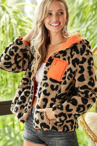 Orange Sherpa Jacket