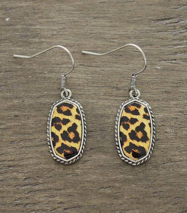 Mini Leopard Kendra Earrings
