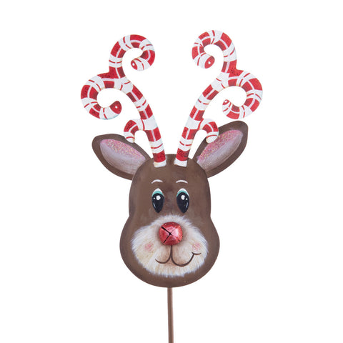 LARGE CANDY CANE REINDEER