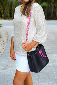 Lavish Leopard Bucket Handbag