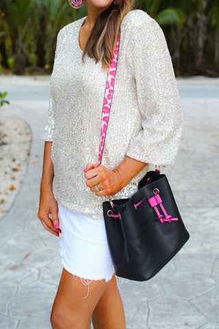 Lavish Leopard Bucket Handbag
