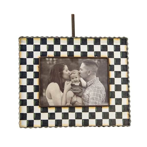 Celebrate Everyday Finial Checkered Frame