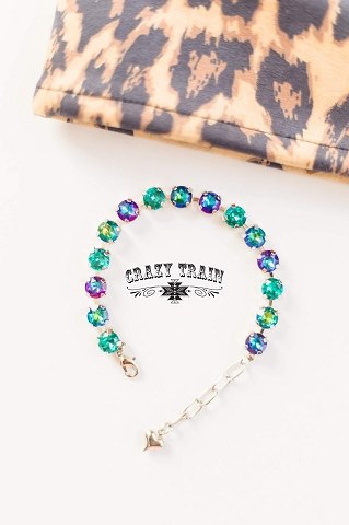 Teal Bling Blang Bracelet