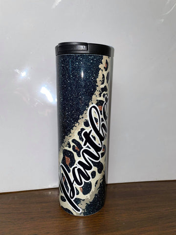 Custom PANTHERS Leopard Tumbler
