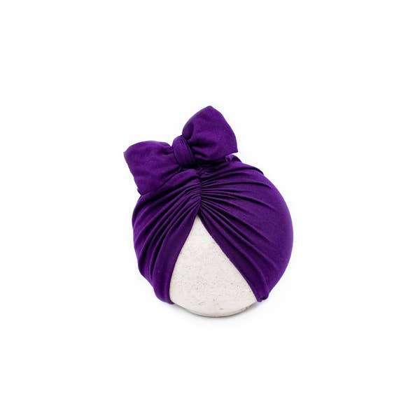 Eggplant Classic Head Wrap Cap