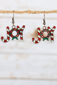 Candy Cane Joy Earrings