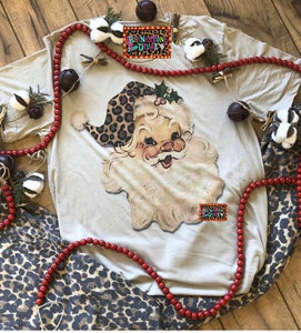 Leopard Santa Tee