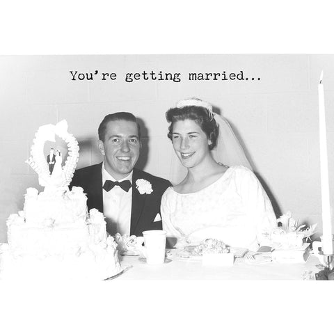 Greeting Card - Wedding Day Awesome For Both