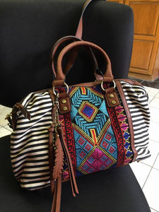 Aztec Tribal Tassel Purse