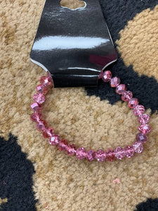 Pink Martini Bead Bracelet