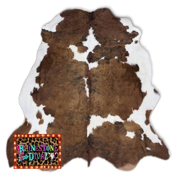 Tricolor Cowhide Rug