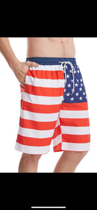 Men's Flag Swim Trunks