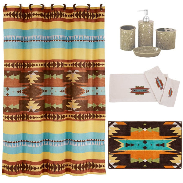 Mesa Southwestern 9 PC Bathroom Set