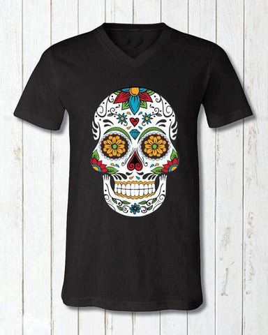 Colorful Sugar Skull Tee