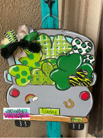 St. Patty's Truck Door Hanger