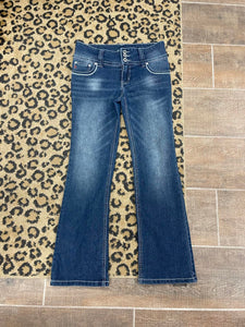 Girls Button Fly Bootcut Jean