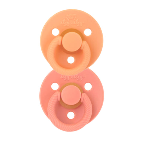 Soother Apricot/Terracotta Natural Rubber Pacifiers