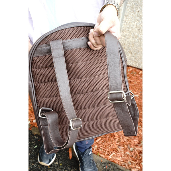 Cowhide backpack